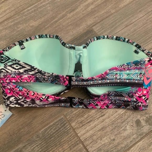 NWT Abbie Double Strap Bikini Top Bra Sized - Picture 4 of 10
